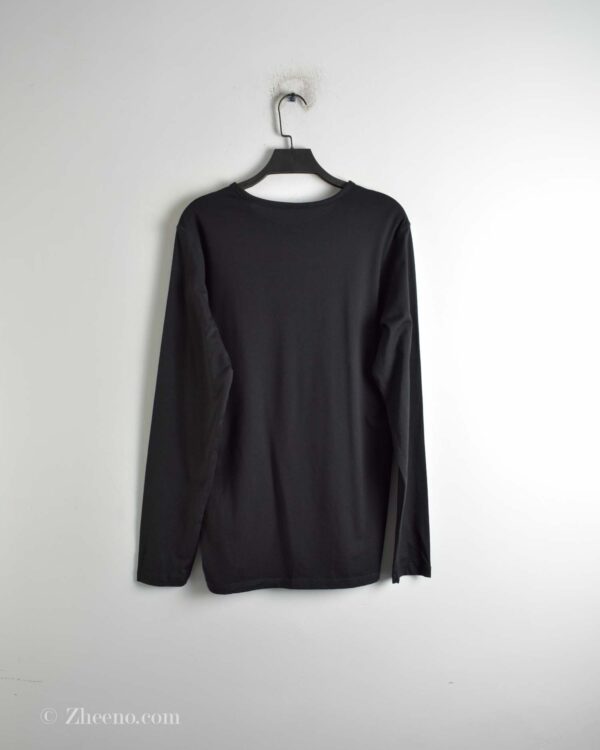 تیشرت آستین بلند یقه گرد مشکی Livergy