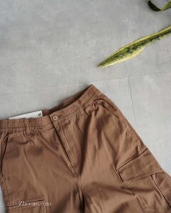 شلوار کارگو قهوه ای