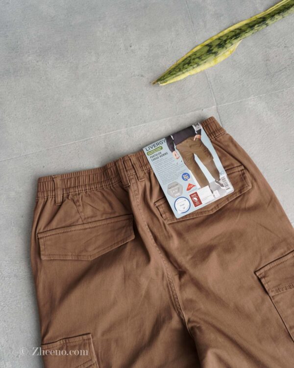 شلوار کارگو قهوه ای