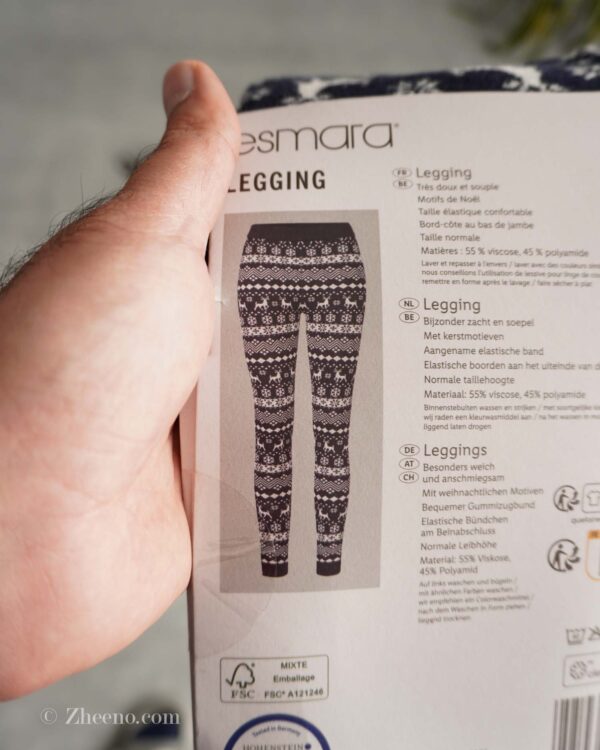 لگ کریسمسی سرمه ای تیره Esmara