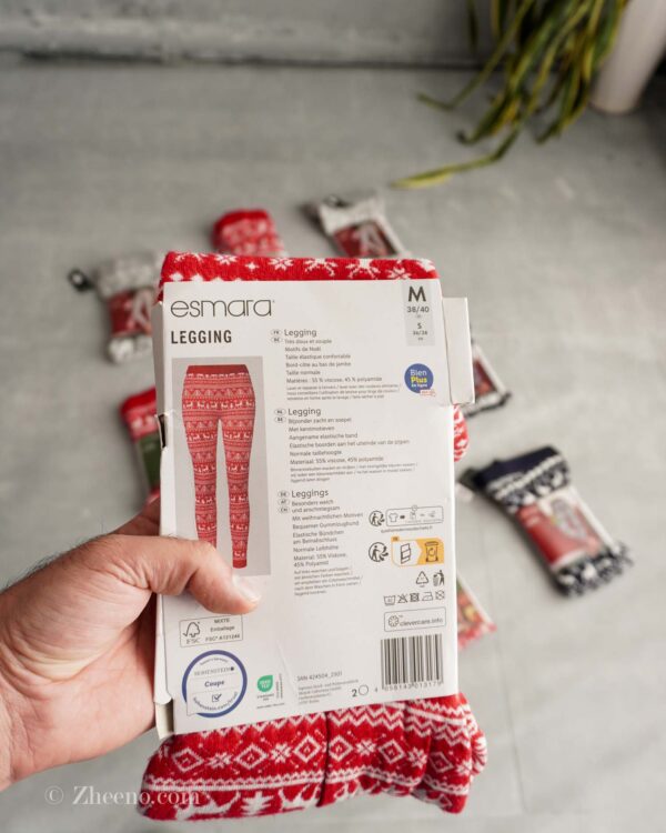 لگ کریسمسی قرمز Esmara