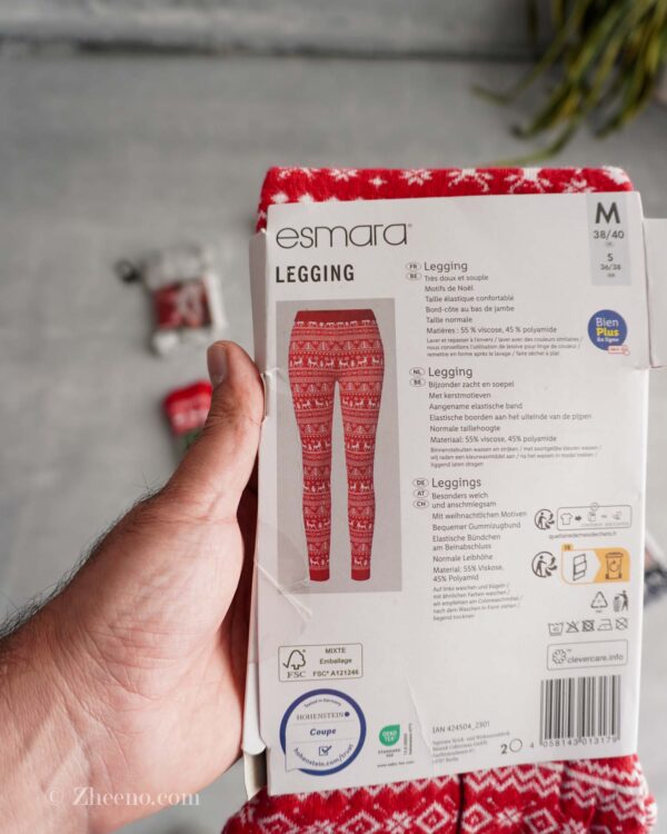 لگ کریسمسی قرمز Esmara