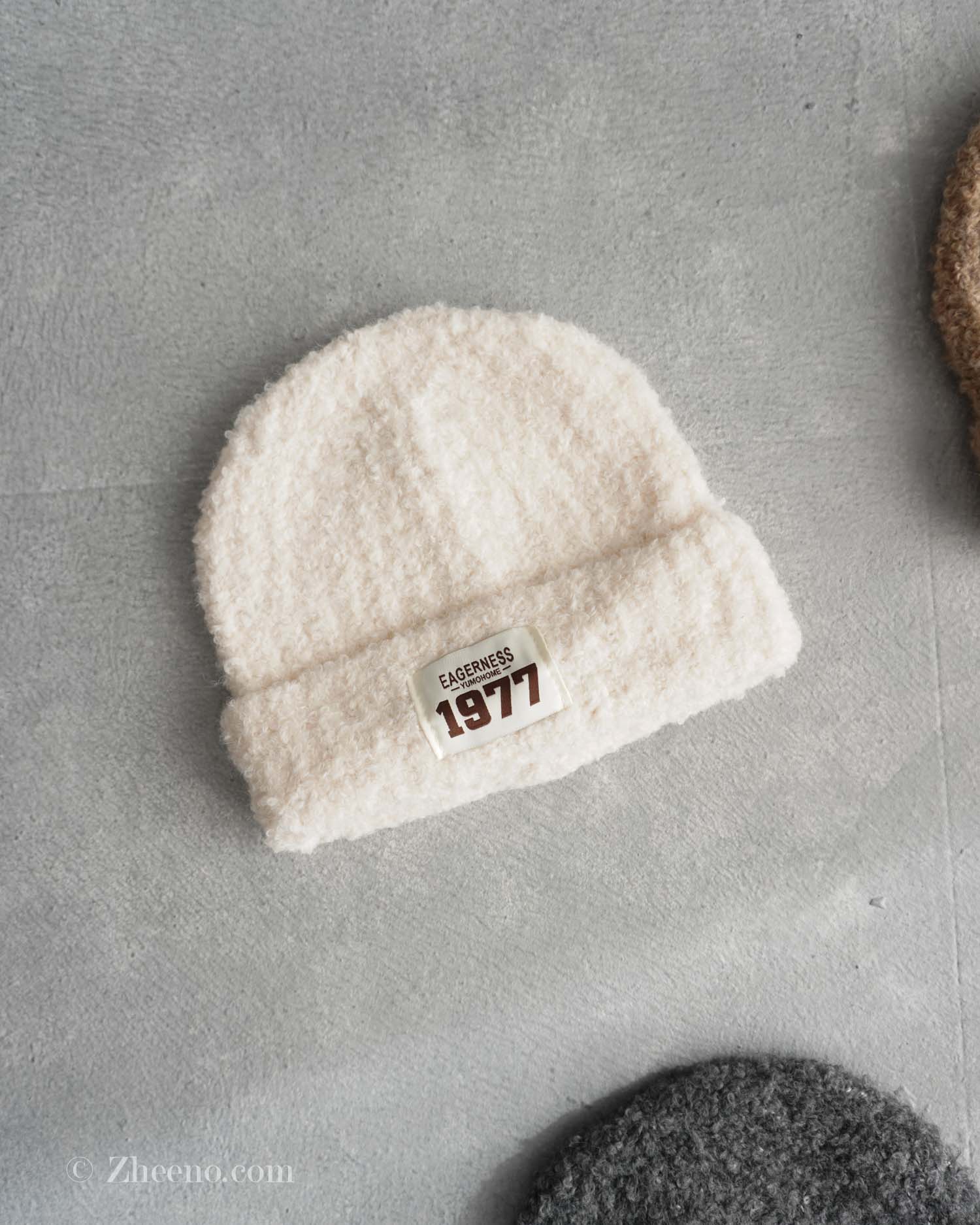 کلاه بوکله ضخیم شیری