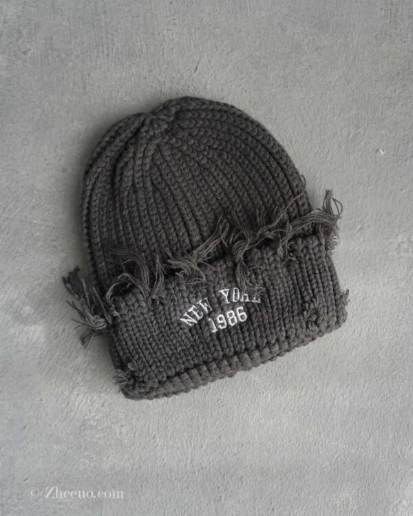 کلاه بافت زاپ دار