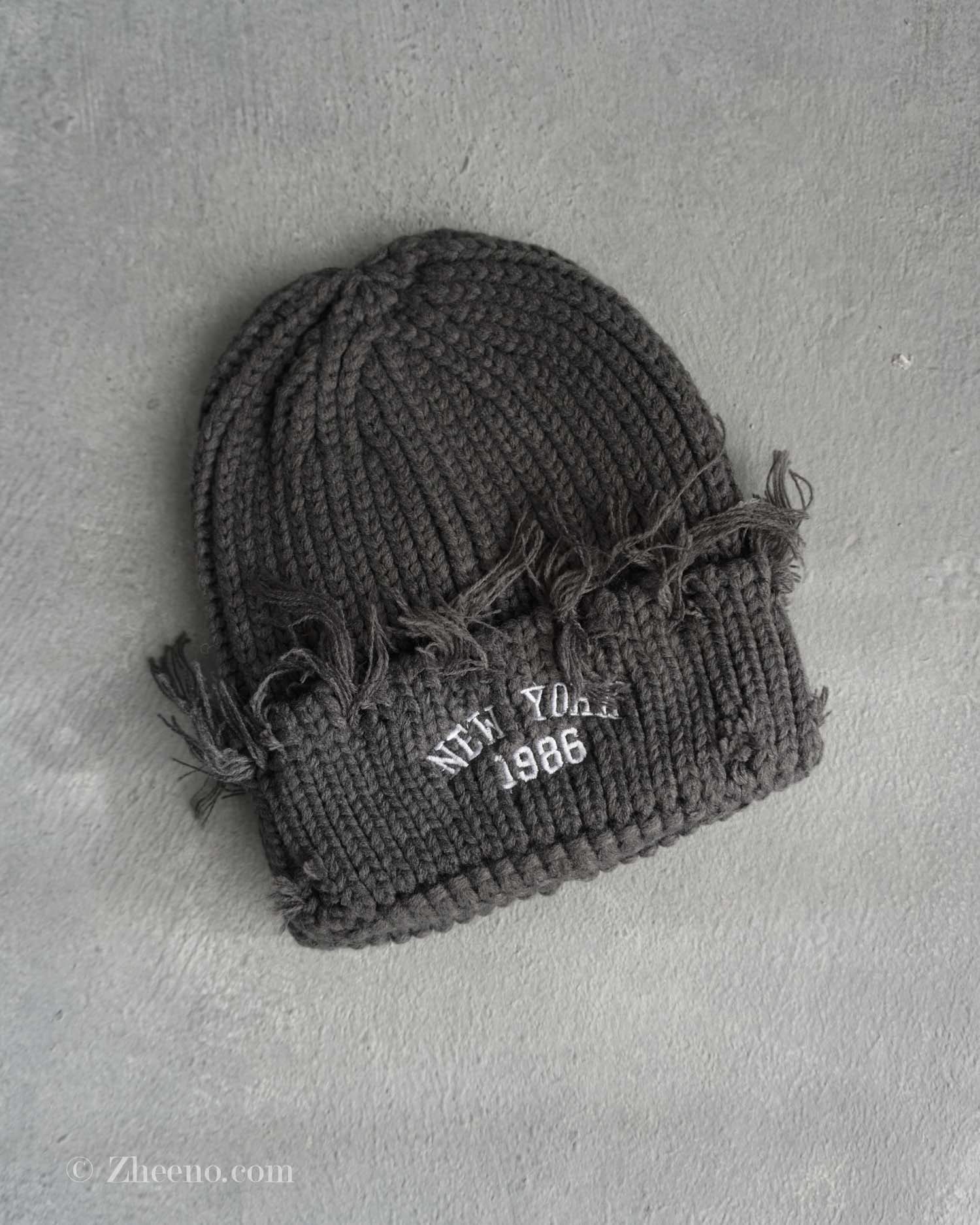 کلاه بافت زاپ دار