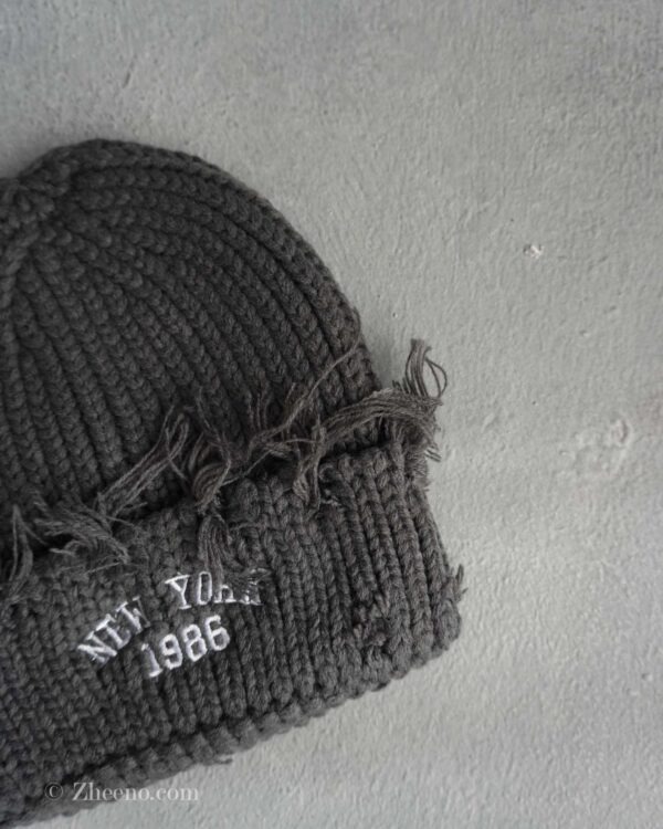 کلاه بافت زاپ دار