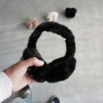 گوشگیر زمستانی ساده مشکی