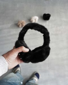 گوشگیر زمستانی ساده مشکی