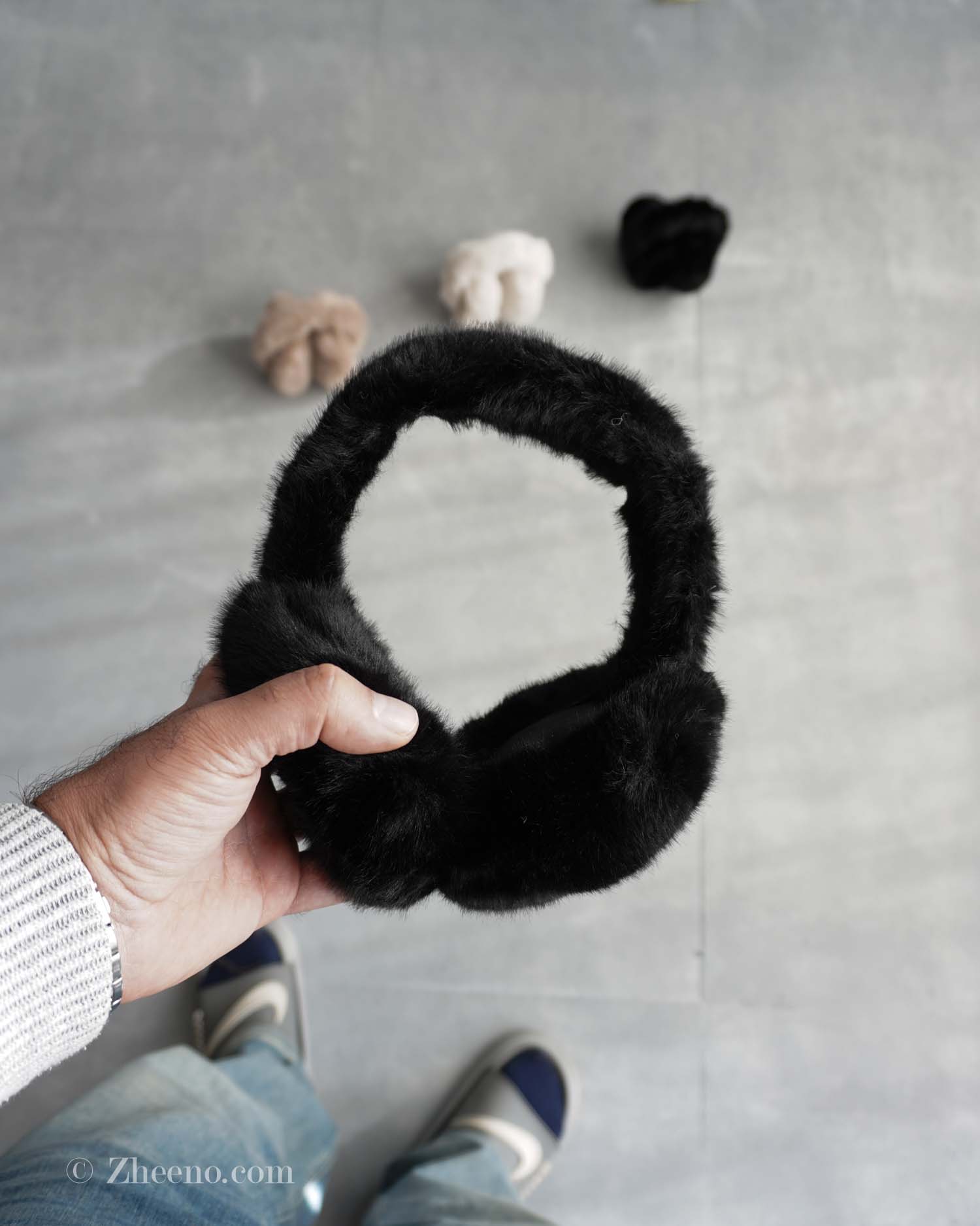 گوشگیر زمستانی ساده مشکی