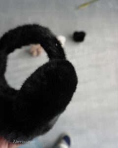 گوشگیر زمستانی ساده مشکی