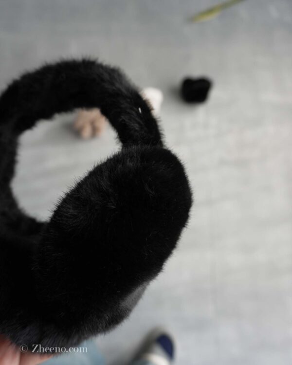 گوشگیر زمستانی ساده مشکی