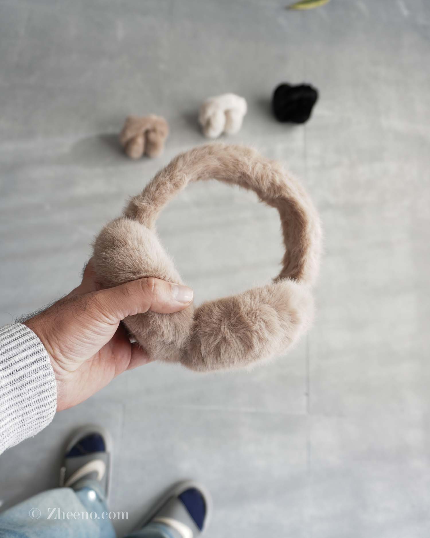 گوشگیر زمستانی ساده نسکافه ای