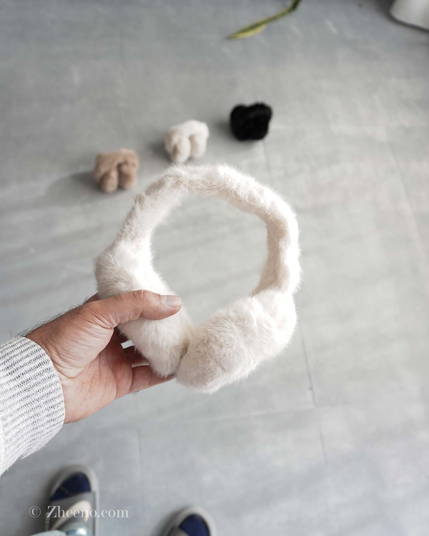 گوشگیر زمستانی ساده شیری