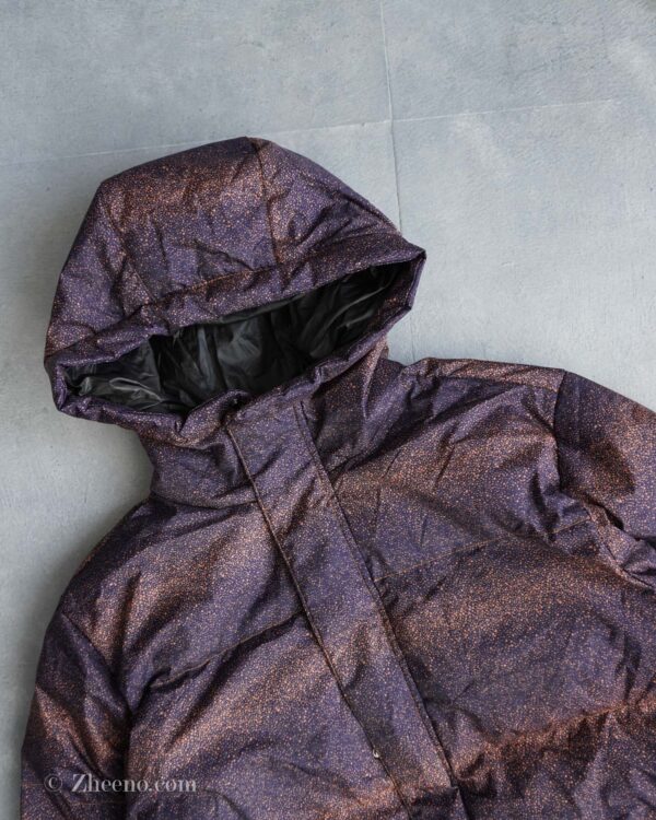 جکت داخل پر کلاه دار Shein