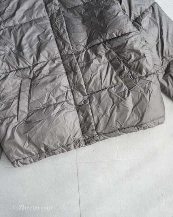 جکت کلاه دار ساده Shein