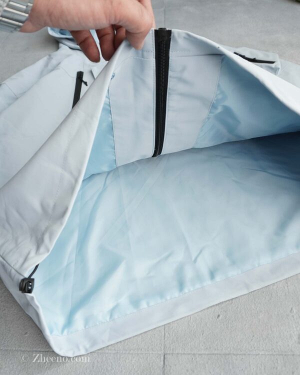 جکت کلاه دار آبی کبریتی رنگ In My Nature