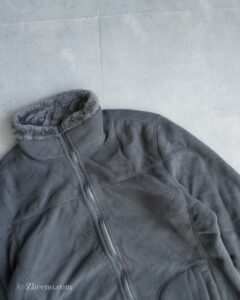 جکت دو رو کرک و خز خاکستری