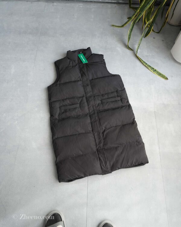 پافر بلند مشکی ساده Shein