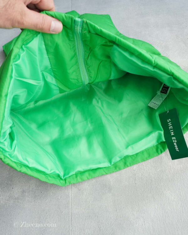 پافر سبز روشن Shein