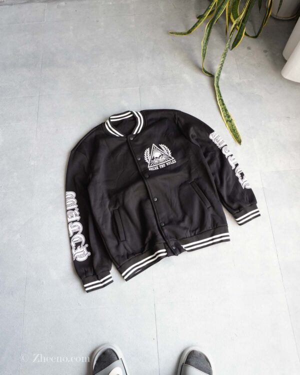 بامبر جکت مشکی Romwe