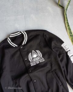 بامبر جکت مشکی Romwe