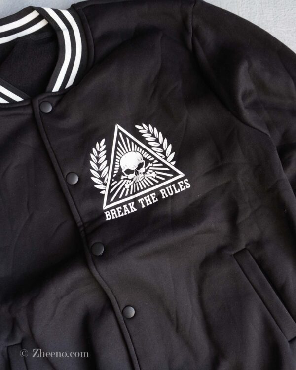 بامبر جکت مشکی Romwe