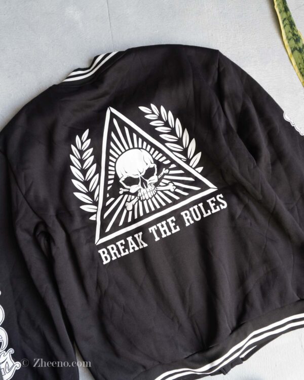 بامبر جکت مشکی Romwe