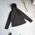 جکت مشکی کلاه دار Alpha camp