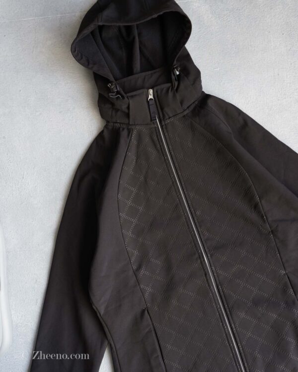 جکت مشکی کلاه دار Alpha camp