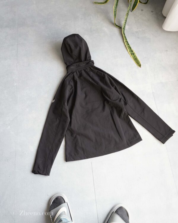 جکت مشکی کلاه دار Alpha camp