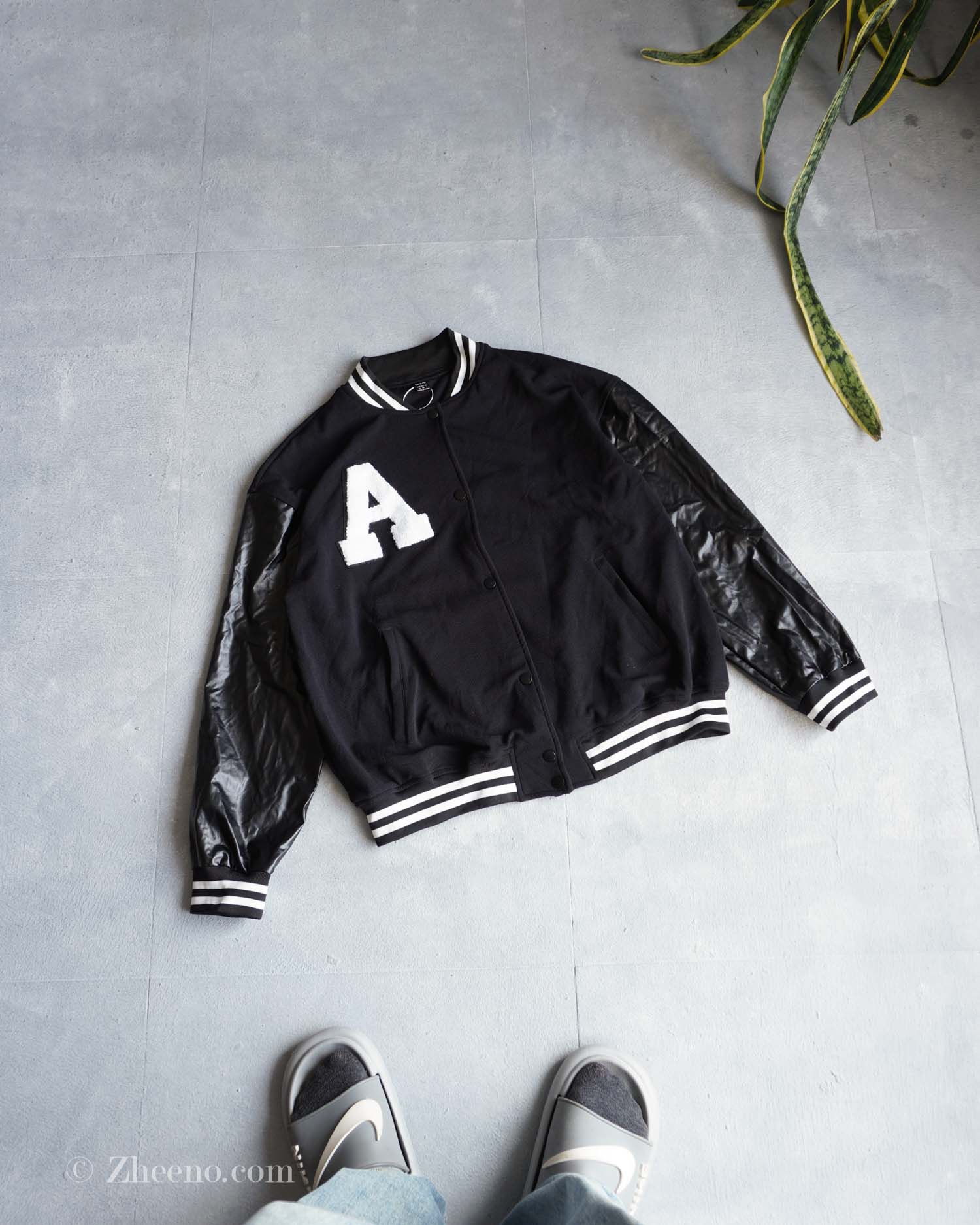 17664824988213146 بامبر جکت مشکی Shein