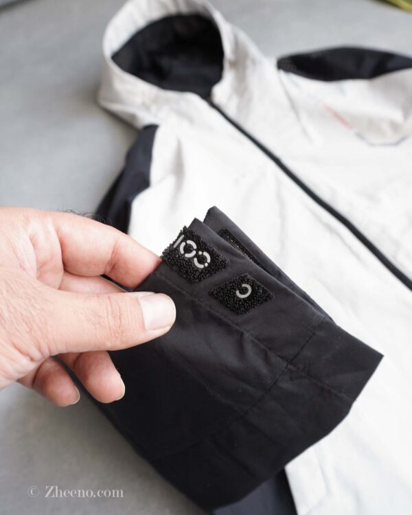 جکت کلاه دار دورنگ طوسی مشکی