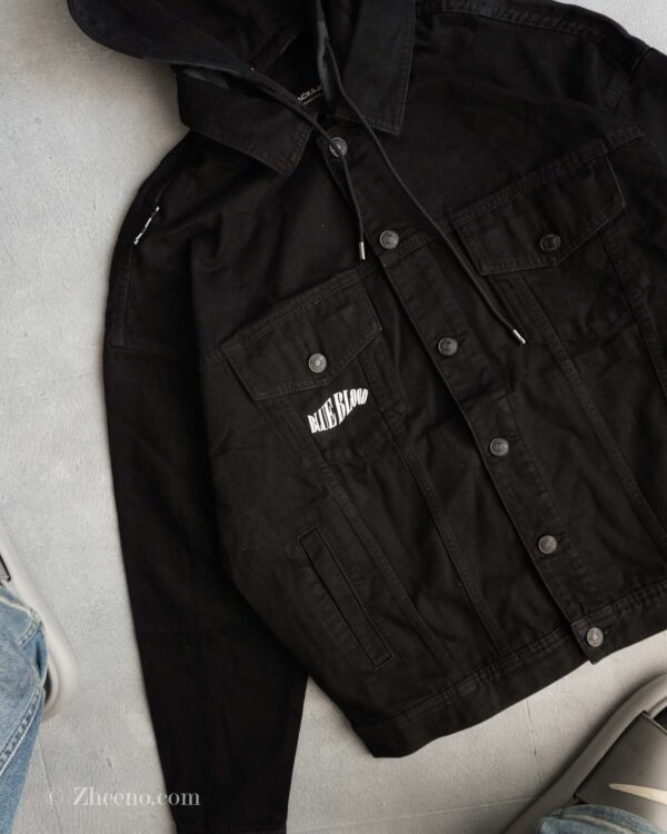 جکت جین کلاه دار مشکیJack&Jones