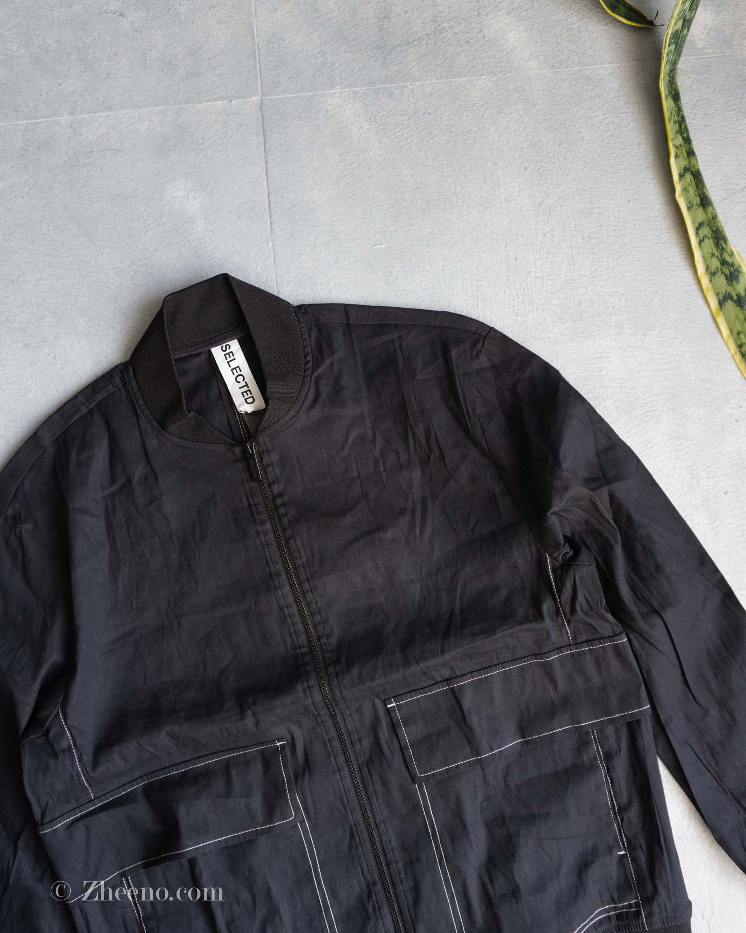 بامبر جکت نازک مشکی Selected