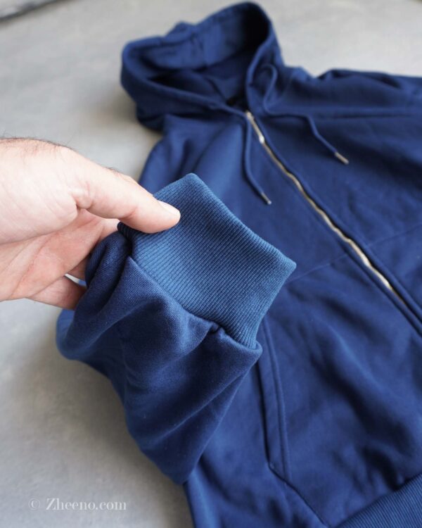 جکت آبی سیر کلاه دار Dazy