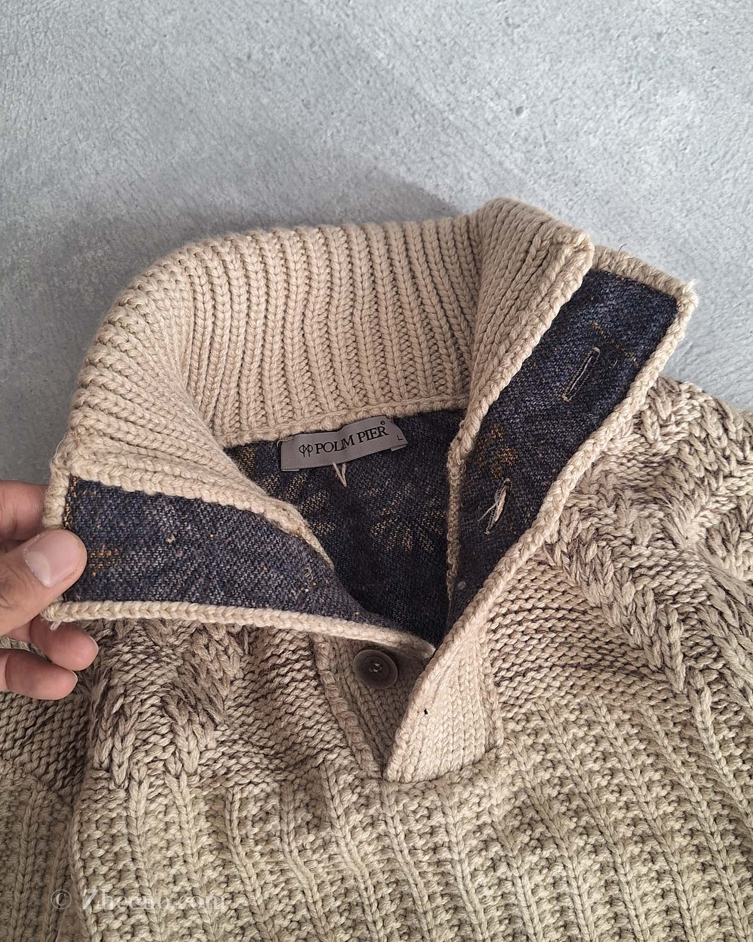 بافت ضخیم کرم Polim Pire