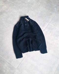 بافت ضخیم سرمه ای Polim Pire