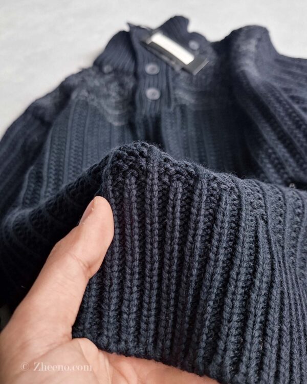 بافت ضخیم سرمه ای Polim Pire