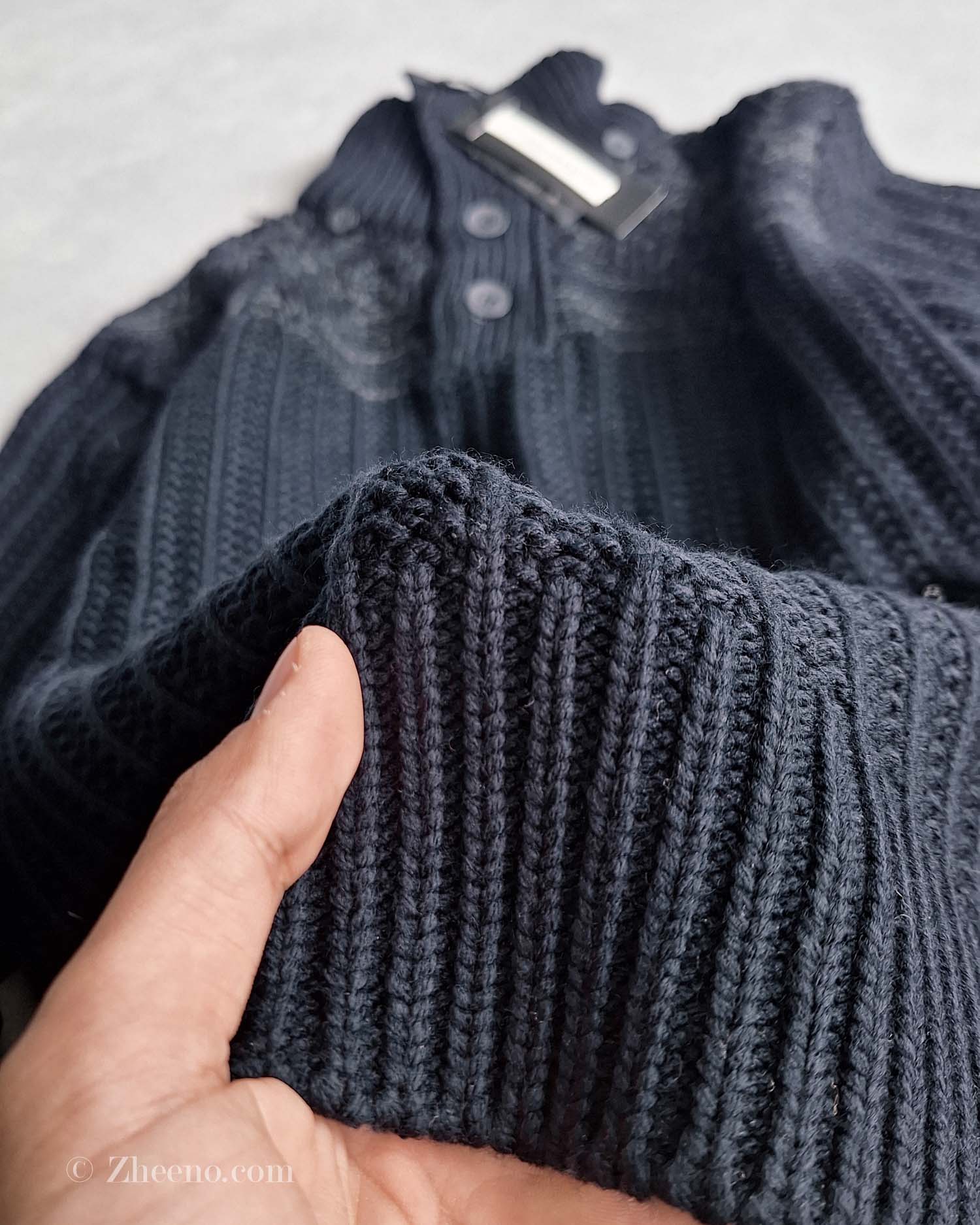 بافت ضخیم سرمه ای Polim Pire