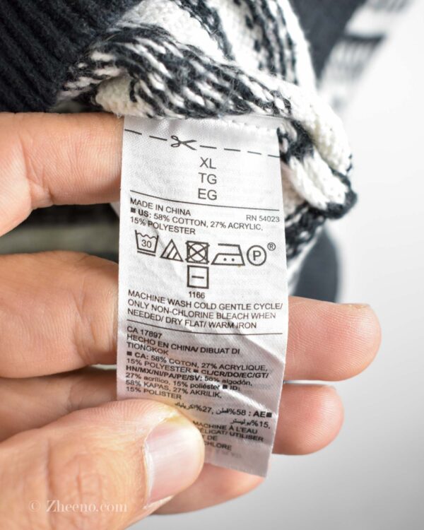 بافت سیاه سفید Old Navy