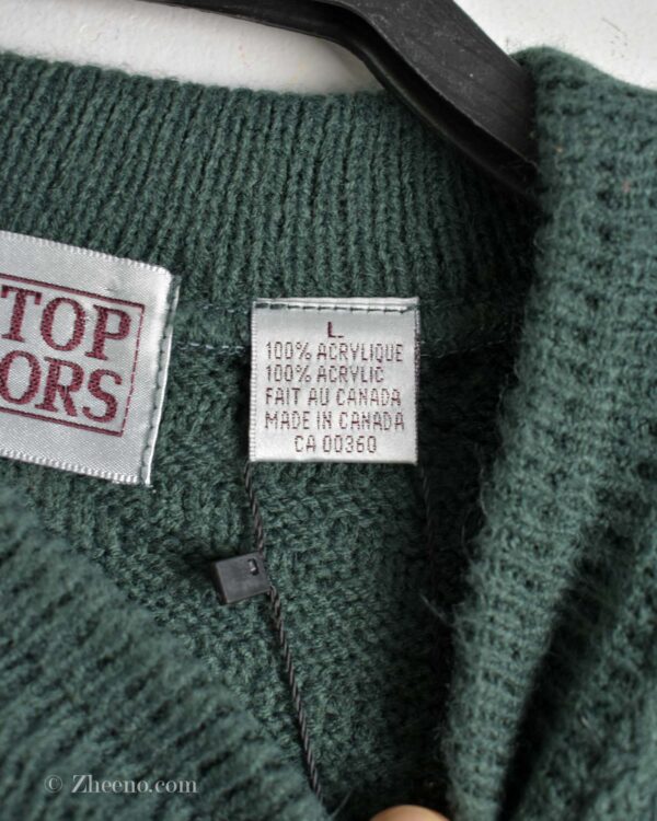 بافت وینیتیج سبز پررنگ Tip Top Tailors