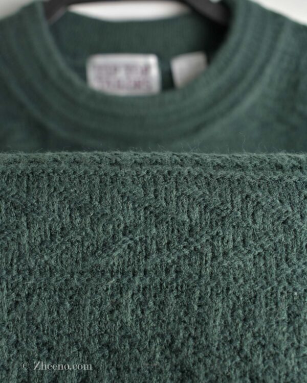 بافت وینیتیج سبز پررنگ Tip Top Tailors