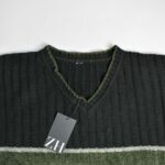 بافت وینیتیج مشکی سبز