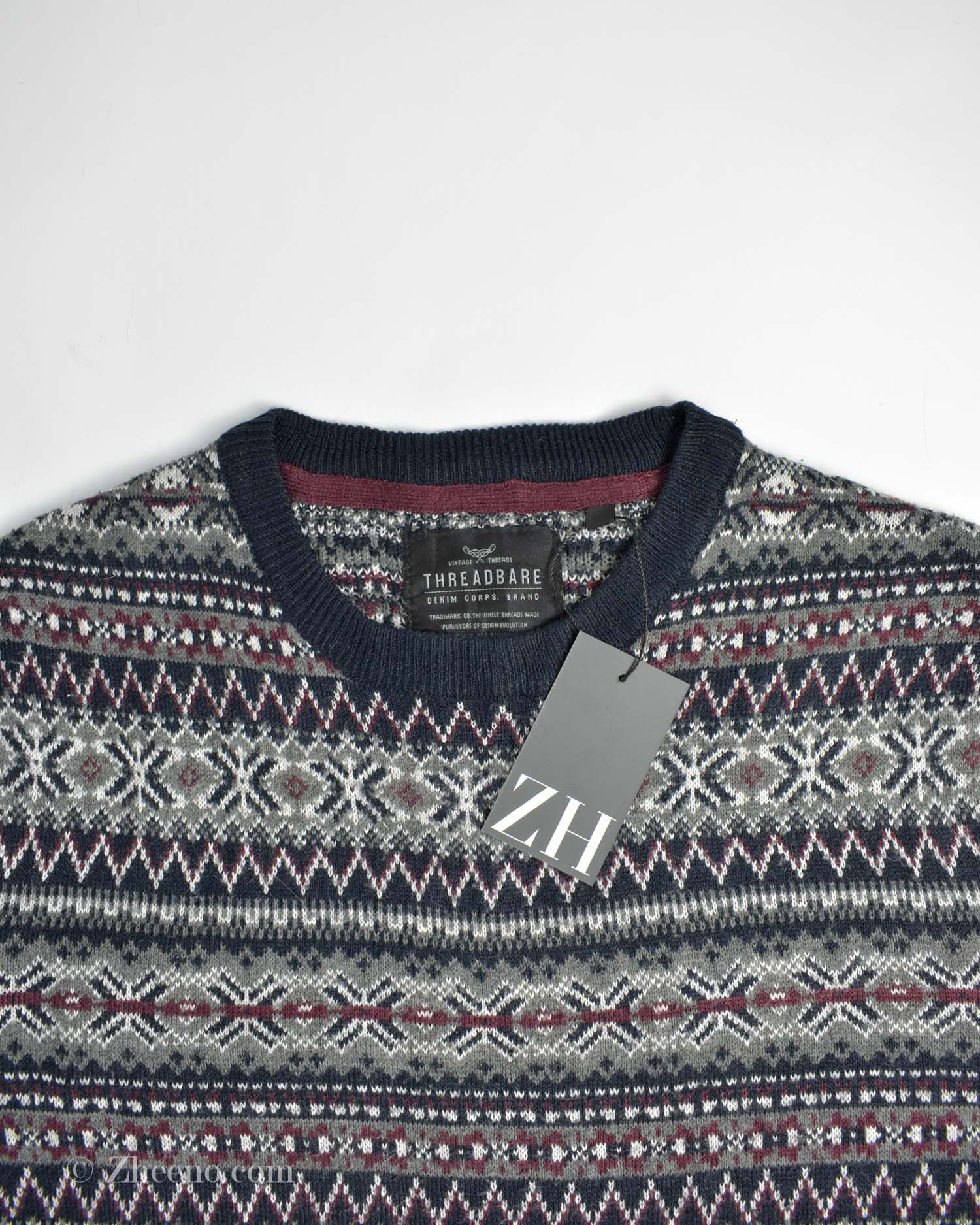 17670211124116403 بافت وینیتیج طرح دار Threadbare