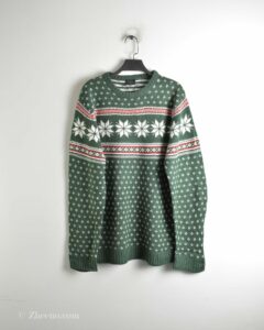 بافت کریسمسی سبز bpc