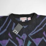 بافت وینیتیج مشکی بنفش Campus