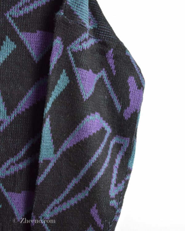 بافت وینیتیج مشکی بنفش Campus