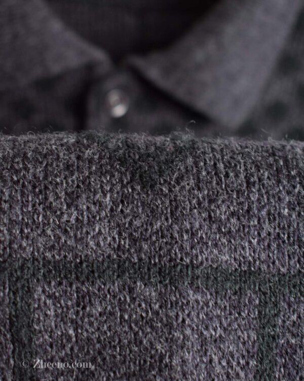 بافت وینیتیج تیره طرح دار