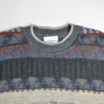 بافت وینتیج طرح دار The sweater