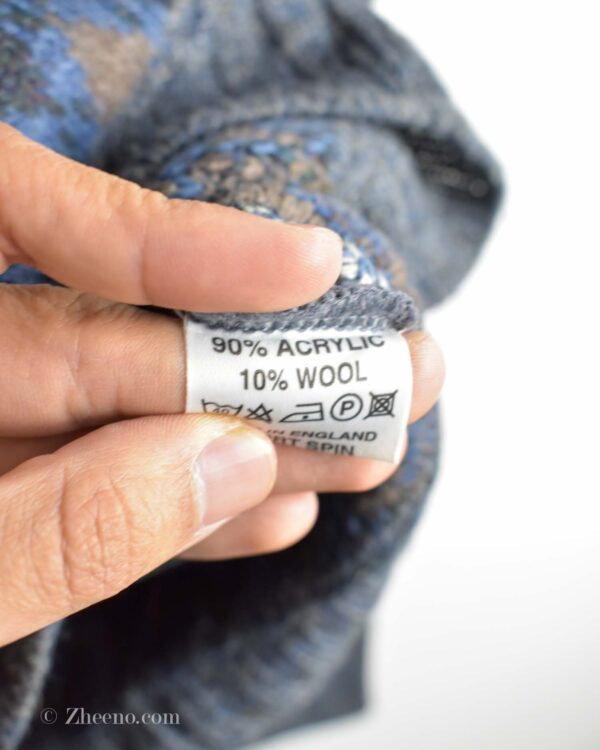 بافت وینتیج طرح دار The sweater